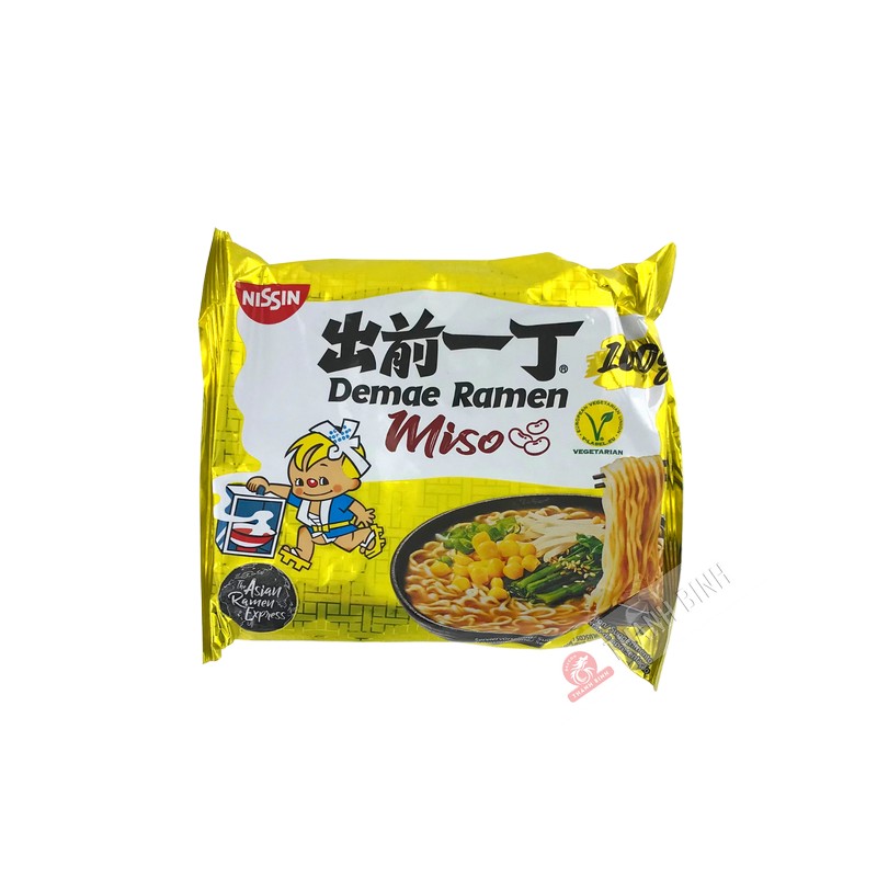 Noodle soup ramen Demae miso NISSIN 100g Hungary