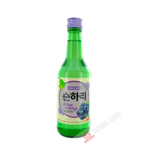 Sake chamisul soju arándano CHUM CHURUM 360ml 12 ° corea