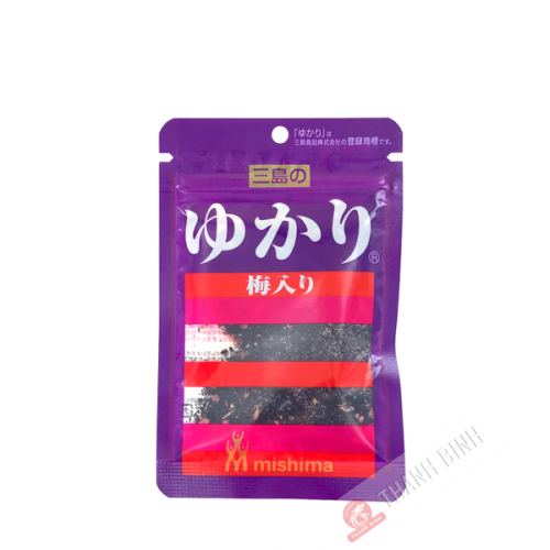 Condimento arroz caliente Mishima Ume Iri YAKARI 26g Japón