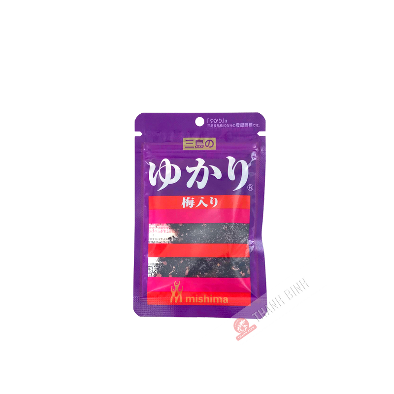 Condimento arroz caliente Mishima Ume Iri YAKARI 26g Japón