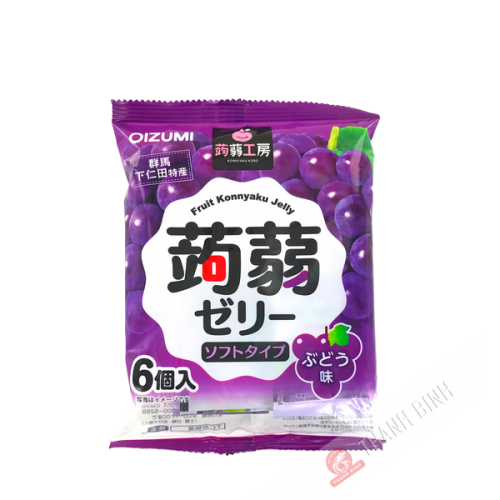 OIZUMI grape konjac jelly 102g Japan