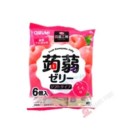 Gelée au konjac pêche OIZUMI 102g Japon