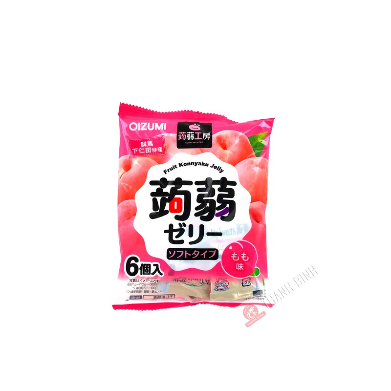 OIZUMI peach konjac jelly 102g Japan