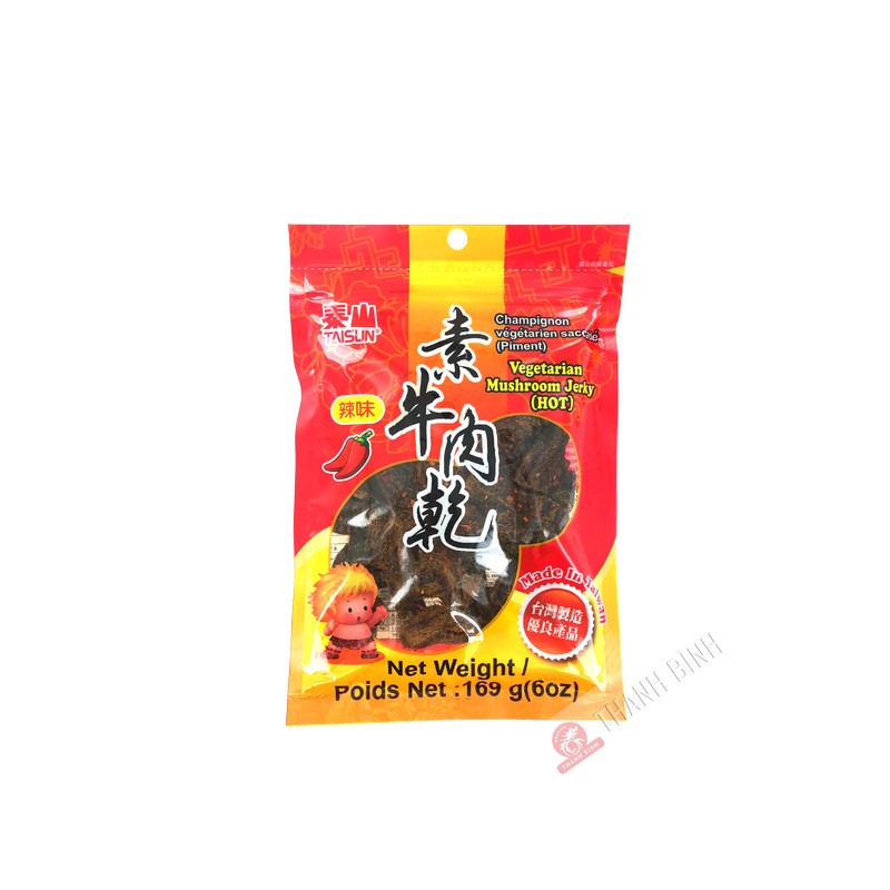 Hongo vegetariano picante y desigual Kho Bo Chay TAISUN 169g Taiwán