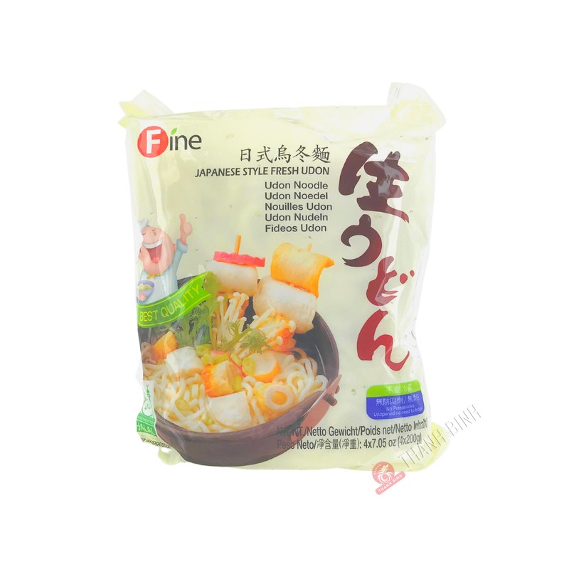 Fideos udon Finos HOSAN 4x200g Corea