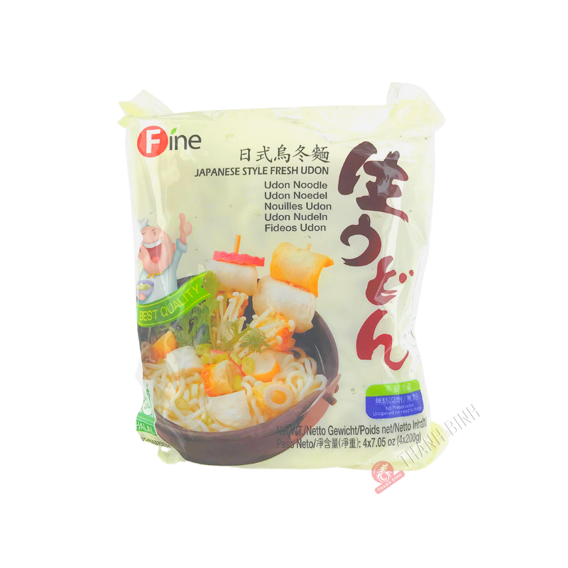 HOSAN Fine udon tagliatelle 4x200g Corea HOSAN Fine udon tagliatelle 4x200g Corea