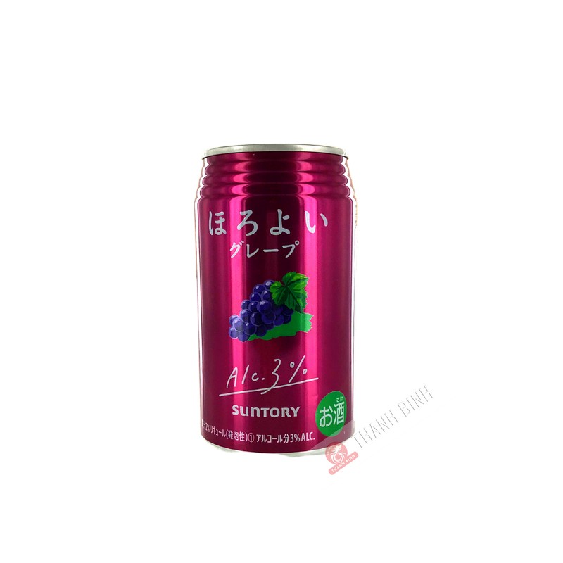 Boisson raisin petillant 3% KIRIN 350ml Japon