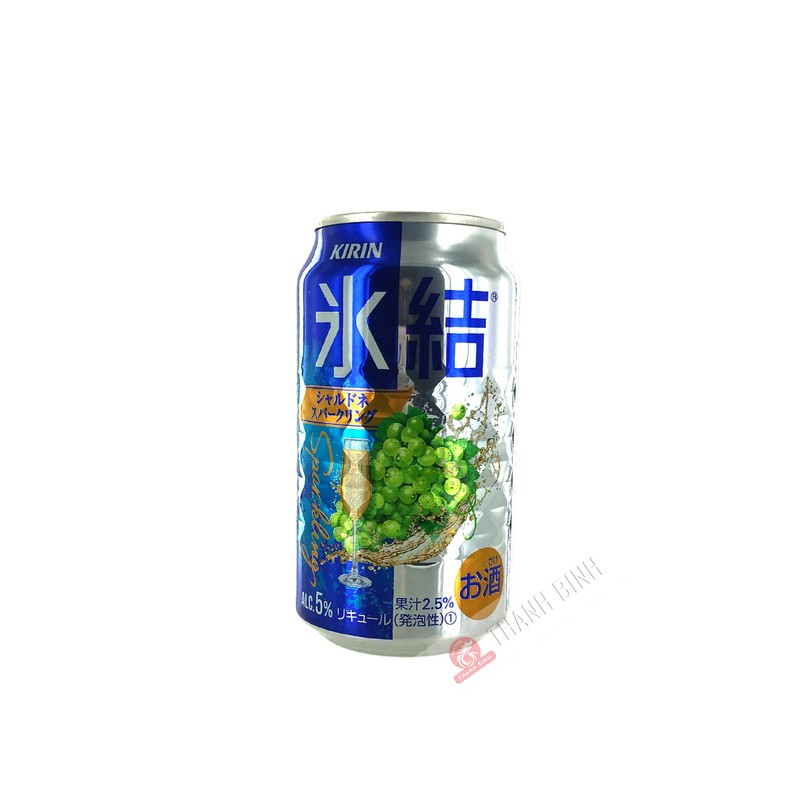 Sparkling grape drink 5% KIRIN 350ml Japan