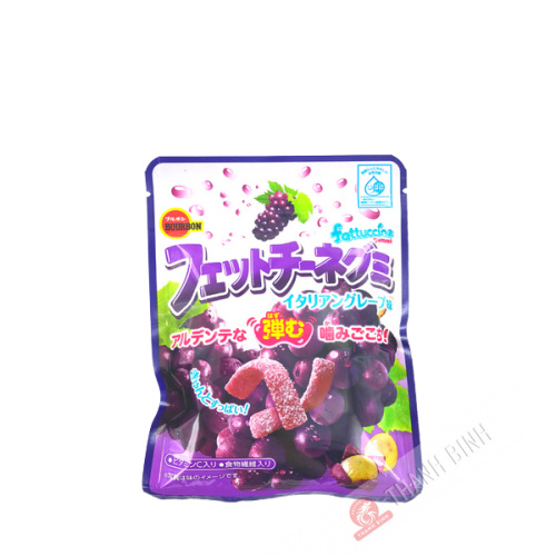 BOURBON Grape Fettucine candy 50g Japan