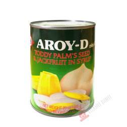 Mix di frutta, jackfruit e frutti di palma in sciroppo AROY-D 565g Thailandia