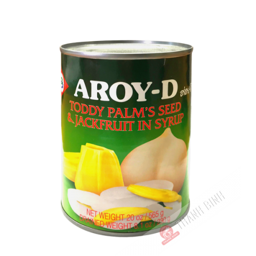 Mix fruit, jackfruit and fruit palm in syrup AROY-D 565g Thailand