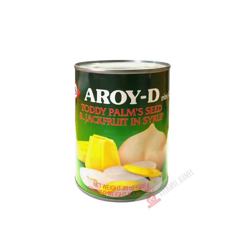 Mít Và Hạt Đác Ngâm Siro Đường AROY-D 565g Thái Lan Mít Và Hạt Đác Ngâm Siro Đường AROY-D 565g Thái Lan
