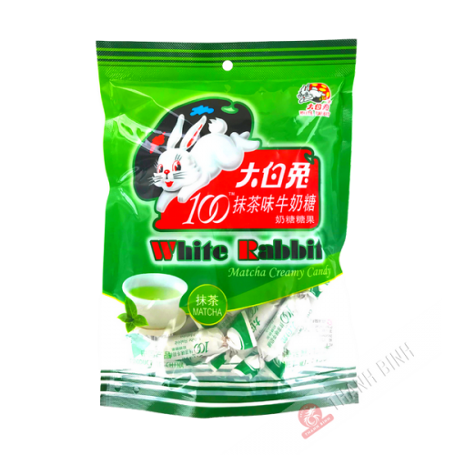 Caramelo de crema de CONEJO BLANCO Matcha 150g China