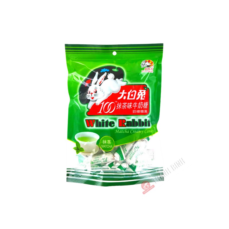 Caramelo de crema de CONEJO BLANCO Matcha 150g China