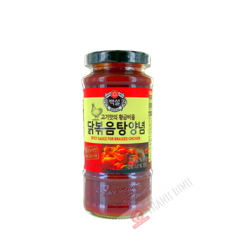 Salsa picante para pollo salteado BEKSUL 290g Corea