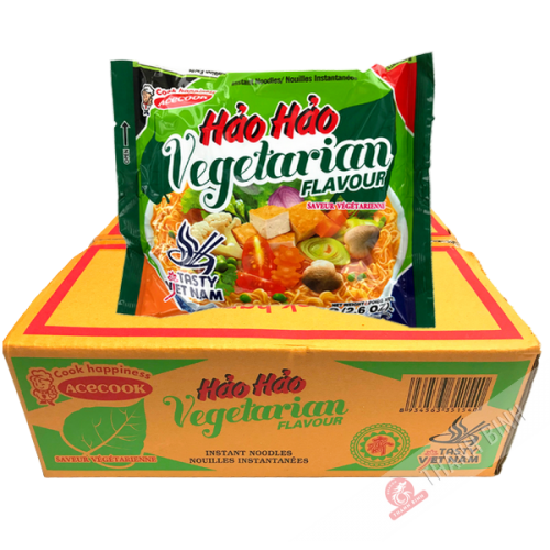 Noodle soup inst. Vegetarian HAO HAO ACECOOK cardboard 30x75g Vietnam