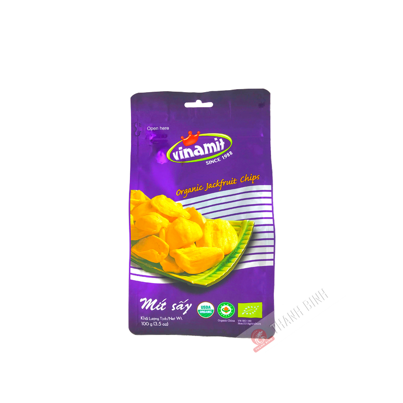 Vinamit Jackfrucht Chips 100g Vietnam Vinamit Jackfrucht Chips 100g Vietnam