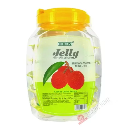 Gelée nata coco litchi COCON 16pcsx80g Malaisie