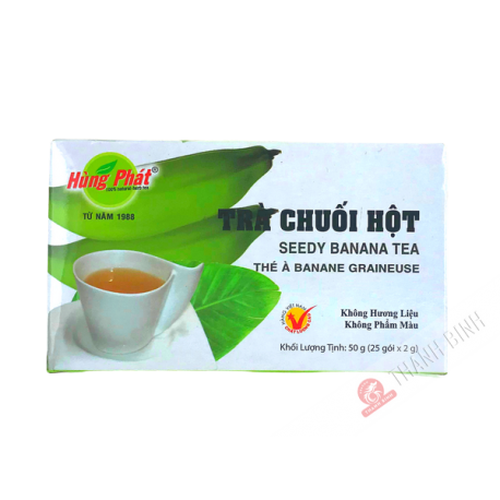Chuoi hot HUNG PHAT grainy banana tea 50g Vietnam