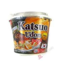 Soupe nouille Katsuo udon Bonite cup WANG 221g Corée