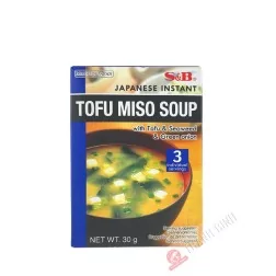 Soupe miso tofu instantanée S&B 30g Japon