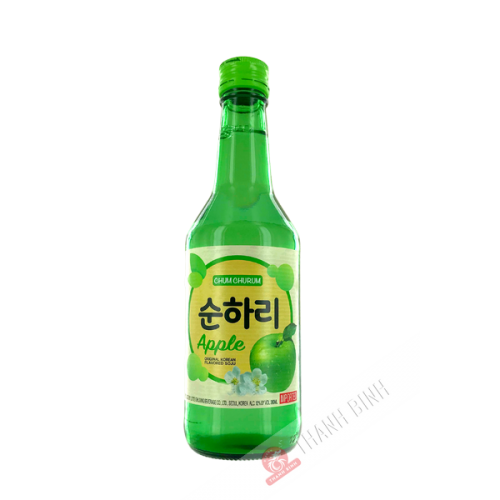 Sake chamisul soju Apfel CHUM CHURUM 360ML 16°50 Korea