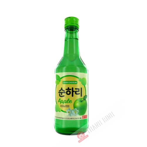 Sake chamisul soju manzana CHUM CHURUM 360ml 16°50 Corea