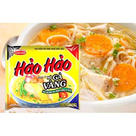 Zuppa di noodle di pollo giallo HAO HAO ACECOOK 70g Vietnam
