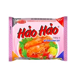 Soup instant noodle HAO HAO shrimp sour spice ACECOOK 75g Vietnam