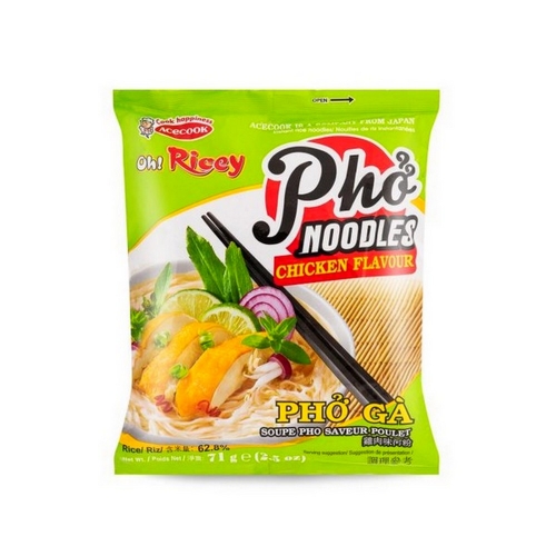 Fadennudel Suppe inst. Pho Huhn Oh Ricey ACECOOK 70g Vietnam