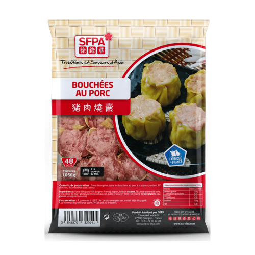 Bouchees pork 48pcs SFPA 1kg France - SURGELES