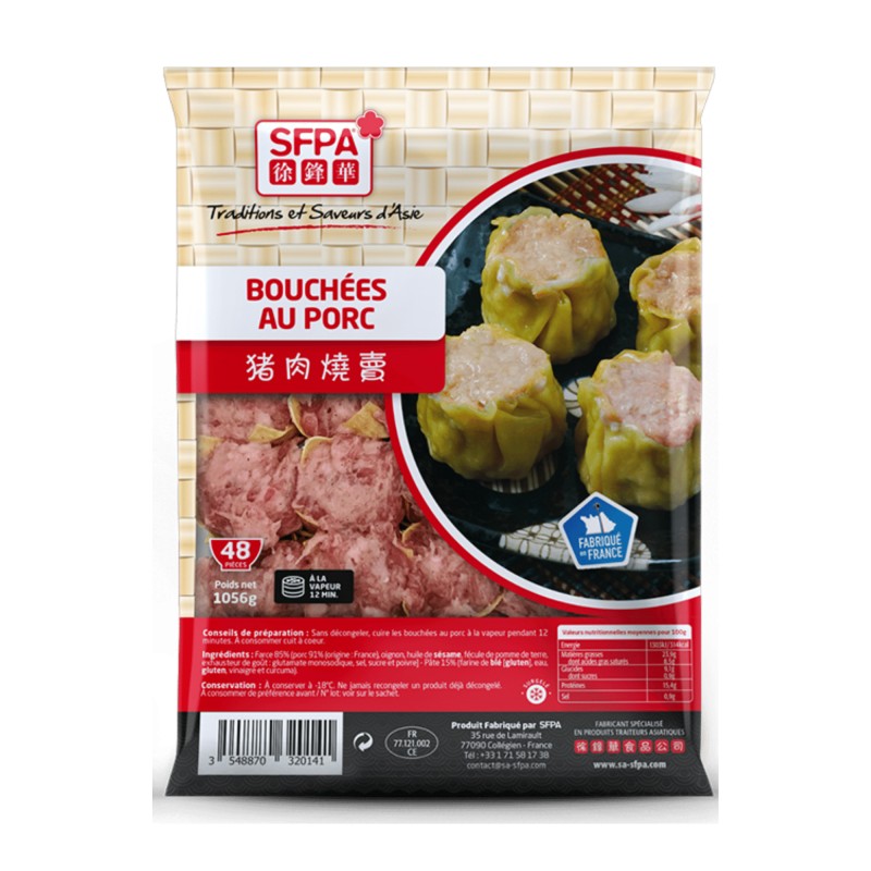 Bouchees pork 48pcs - SURGELES