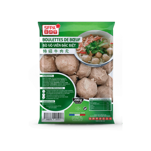 Boulettes de bœuf SFPA 200g France - SURGELES