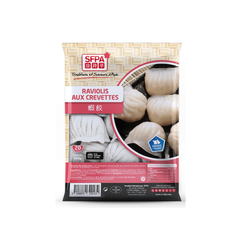 Bola de masa hervida hakao 20pcs 400g