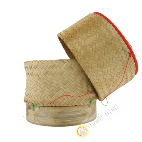 Cesta de arroz glutinoso de bambú PSP de 13 cm China