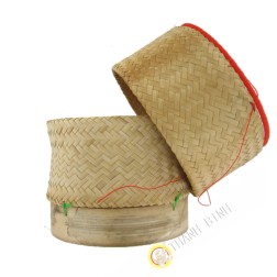 Panier riz gluant en bambou PSP 13cm Chine