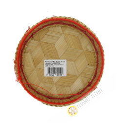 Panier riz gluant en bambou PSP 15cm Chine