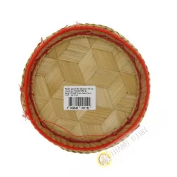 PSP Bambus Klebreis Korb 15cm China
