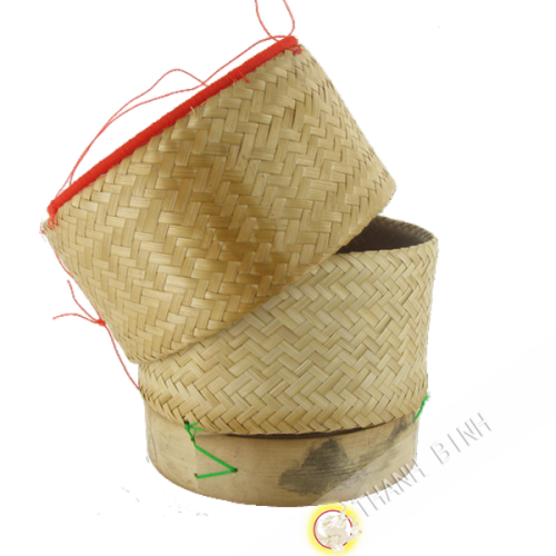 Cesta de arroz glutinoso de bambú PSP de 15 cm China