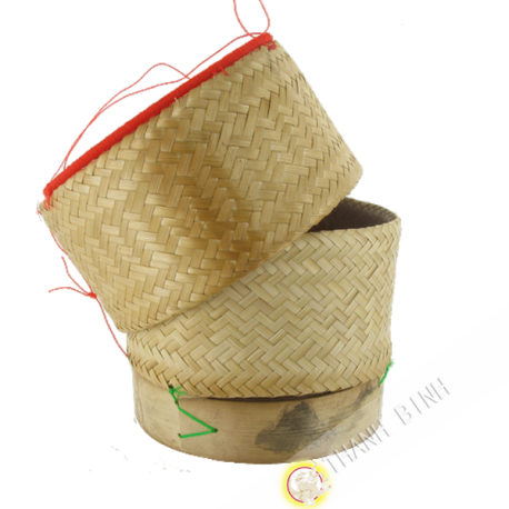 Panier riz gluant en bambou PSP 15cm Chine