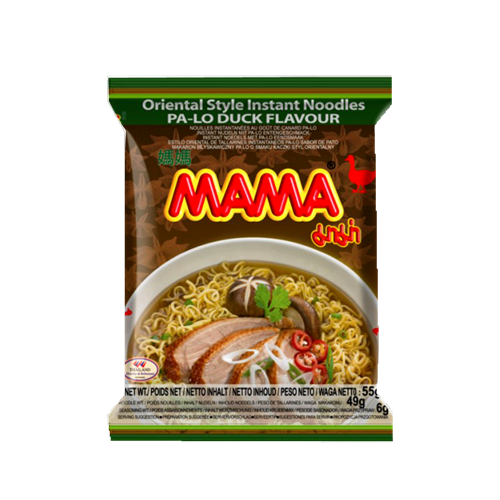 Sopa de fideos con pato MAMA 60g de Tailandia