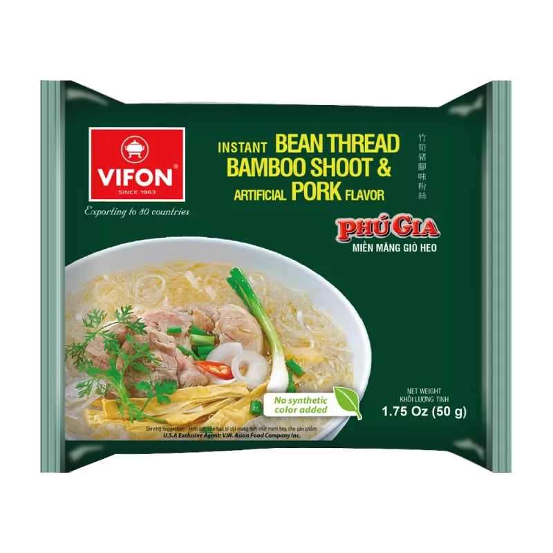 Soupe vermicelle porc PHU GIA VIFON 50g Vietnam Soupe vermicelle porc PHU GIA VIFON 50g Vietnam