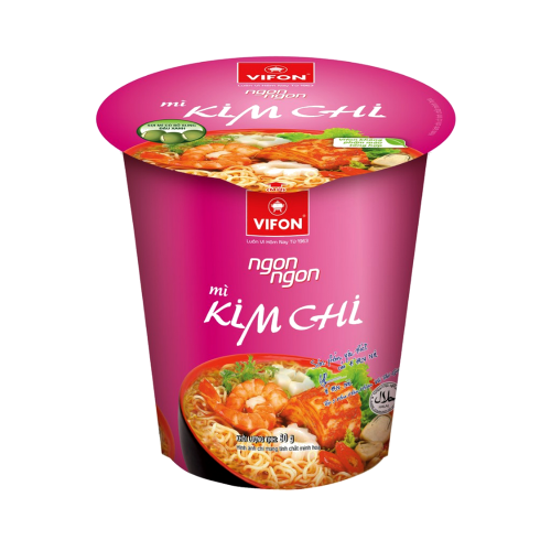 Mì ly kim chi Ngon Ngon VIFON 60g Việt Nam