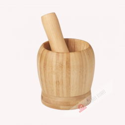 Wooden mortar