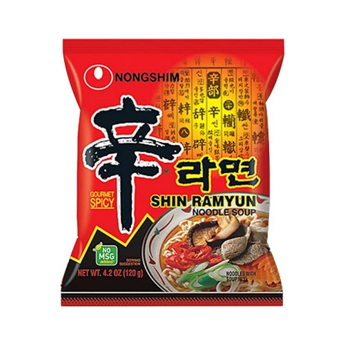 Zuppa di noodle di Shin Ramyum piccante il NONGSHIM 120g Corea