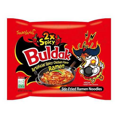 Noodle Ramen saltato 2 piccante SAMYANG 140g di Corea