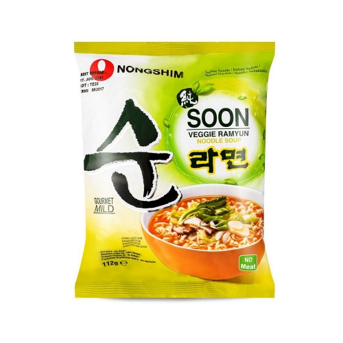 Soup nouillle vegetable Soon Veggi Ramyun NONGSHIM 112g Korea