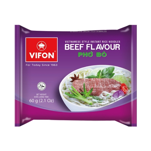 Sopa pho carne VIFON 60g de Vietnam
