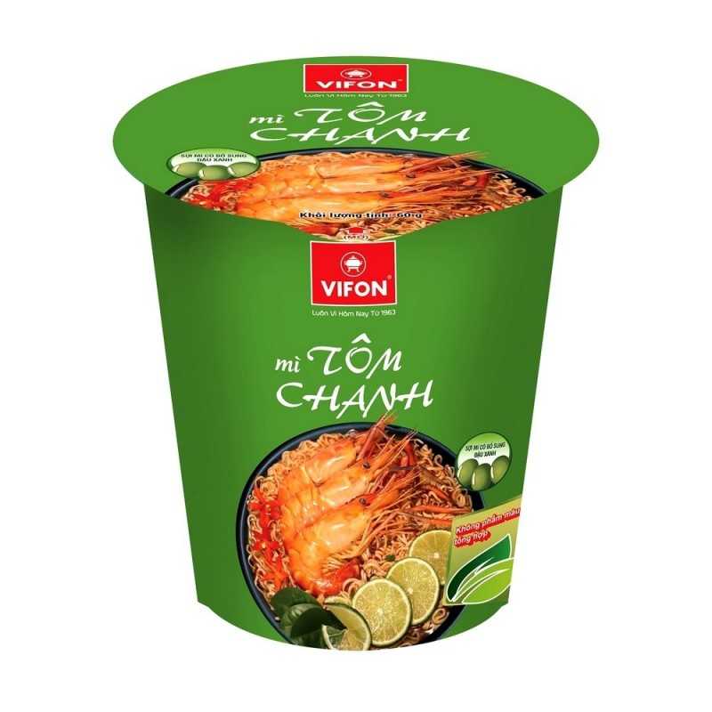 Zuppa di noodle di Gamberi Limone Ciotola VIFON 60g Vietnam