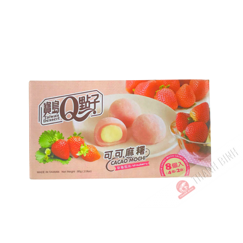 Mochi cacao fresa FAMILIA REAL 80g Taiwán